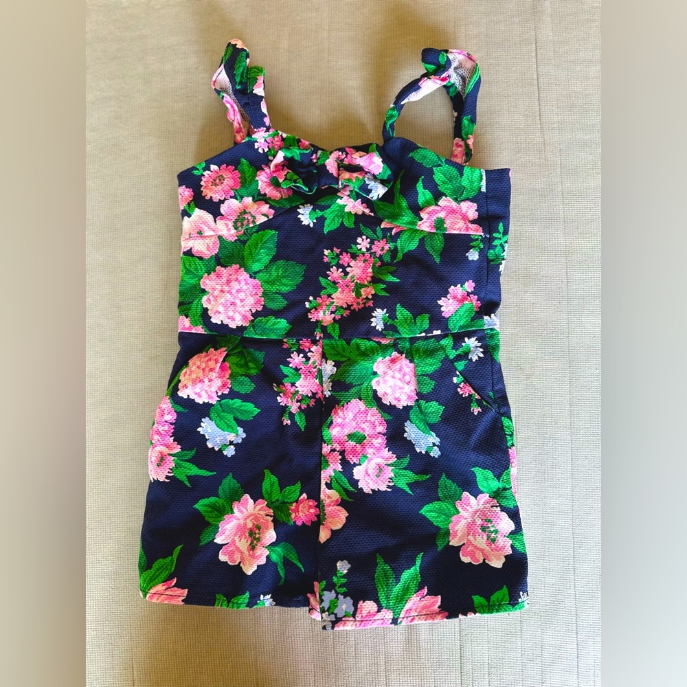 Janie & Jack 3T Floral romper